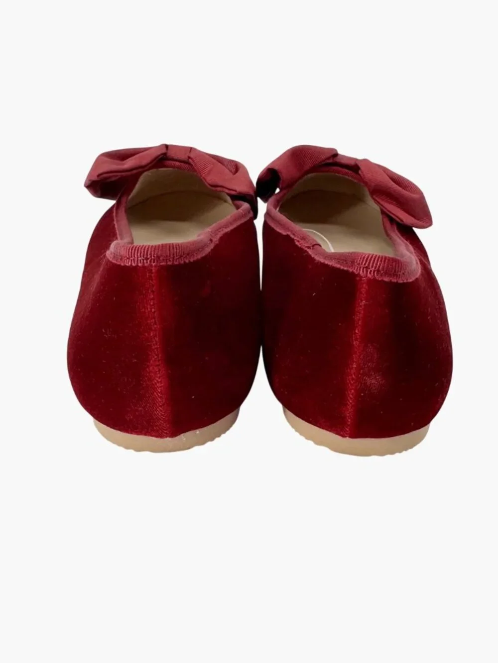 NEW Cat & Jack Girls' Perla Ballet Flats - Red - Size 4